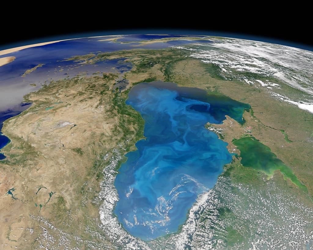 Vedere din satelit a Mării Negre și a regiunilor înconjurătoare (Foto: NASA Goddard Photo and Video / BY 2.0, Openverse)