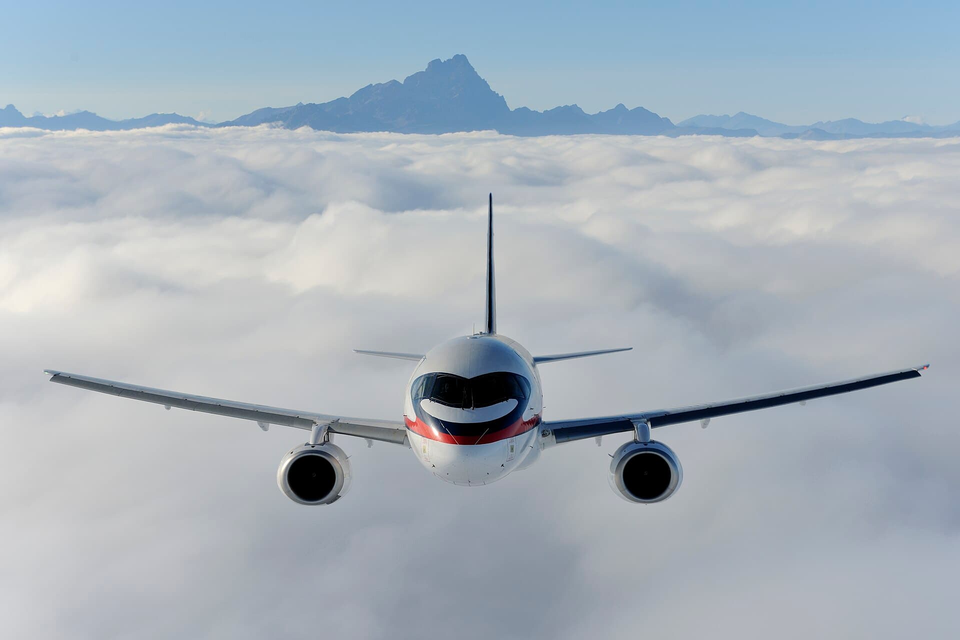 Hartă a Iordaniei și a spațiului aerian din regiunea Orientului Mijlociu. (Foto de arhivă: SuperJet International / CC BY-SA 2.0, Wikimedia Commons)