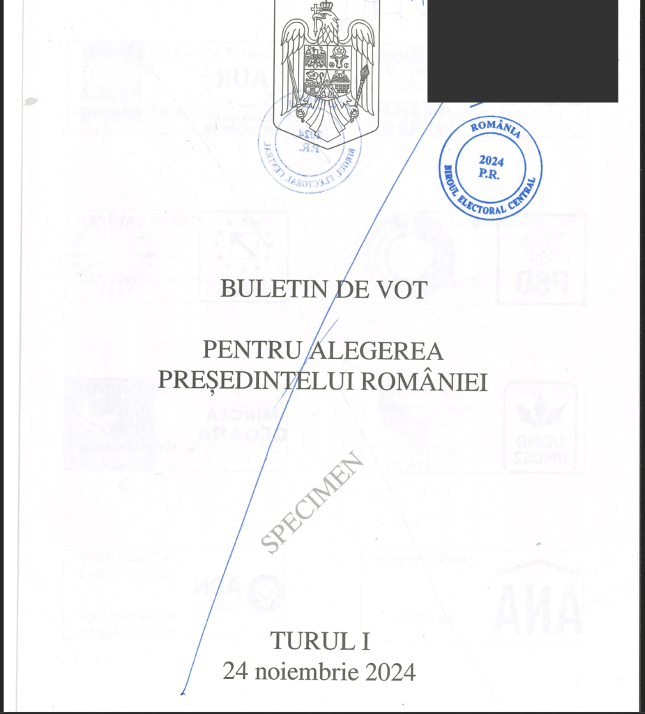 HOTNEWS.RO: FOTO Cum arată buletinele de vot pentru alegerile prezidențiale 2024. Anunțul BEC - HotNews.ro